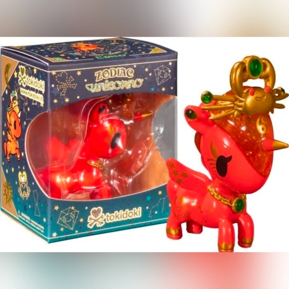 Tokidoki Zodiac Cancer Unicorno & Necklace